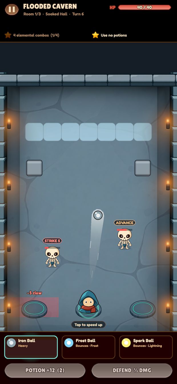 Stage 11: Iron: a heavy white streak with speed lines.